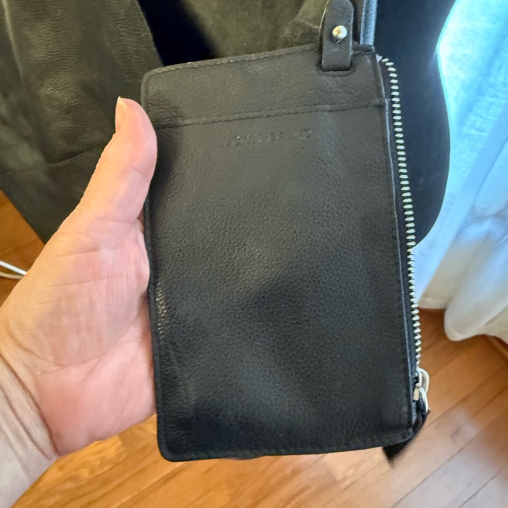 Elegant Lucky Black Leather Tote Bag - Picture 2 of 6